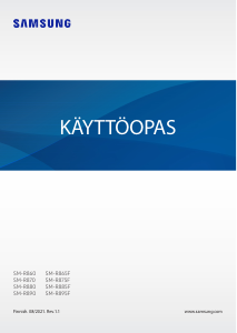 Käyttöohje Samsung SM-R875F Galaxy Watch 4 Älyrannekello