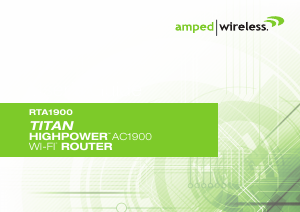 Bruksanvisning Amped Wireless RTA1900 Router