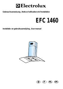 Manual Electrolux EFC1460X Cooker Hood