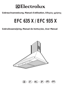 Mode d’emploi Electrolux EFC635X Hotte aspirante