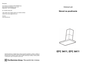 Návod Electrolux EFC9411X Digestor