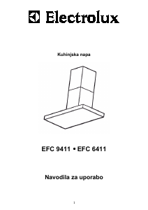 Priročnik Electrolux EFC9411X Kuhinjska napa