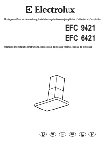 Mode d’emploi Electrolux EFC9421X Hotte aspirante