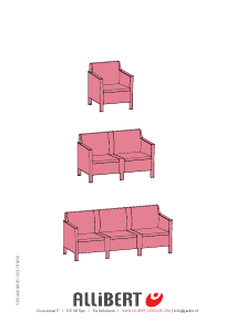 Használati útmutató Allibert Deauville Kerti szék