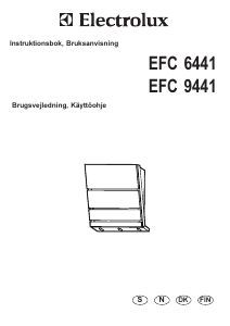 Brugsanvisning Electrolux EFC9441X Emhætte