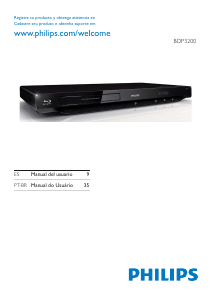Manual Philips BDP3200 Blu-ray Player