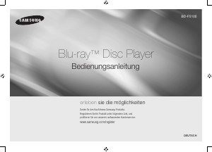 Bedienungsanleitung Samsung BD-F5100 Blu-ray player