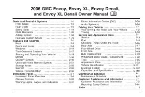 Handleiding GMC Envoy Denali (2006)
