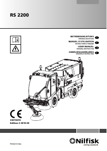 Handleiding Nilfisk RS 2200 Veegmachine