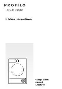 Kullanım kılavuzu Profilo KM8610HTR Kurutma makinesi