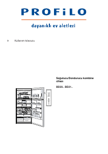 Kullanım kılavuzu Profilo BD2086WFXN Donduruculu buzdolabı
