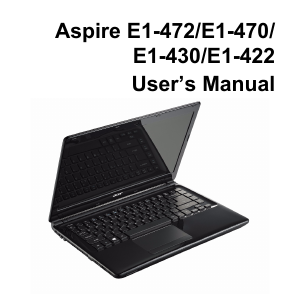 Handleiding Acer E1-472 Laptop