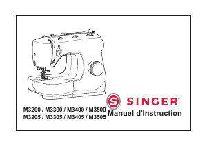 Mode d’emploi Singer M3205 Machine à coudre