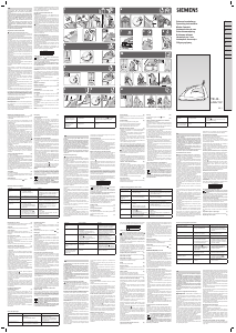 Bedienungsanleitung Siemens TB46230 Slider S3 Secure Power Bügeleisen