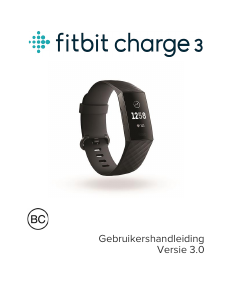 Handleiding Fitbit Charge 3 Activity tracker