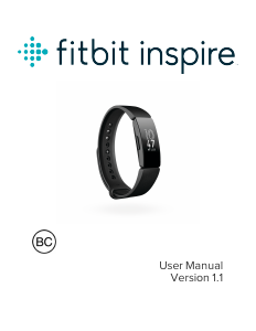Handleiding Fitbit Inspire Activity tracker