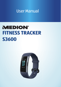 Manual Medion LIFE S3600 (MD 61777) Activity Tracker