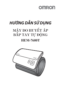 Hướng dẫn sử dụng Omron HEM-7600T Máy theo dõi huyết áp