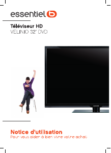 Mode d’emploi Essentiel B Velinio 32 DVD Téléviseur LED