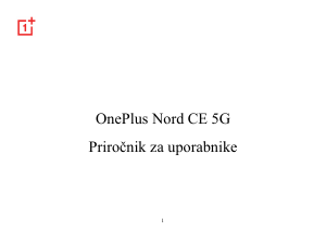 Priročnik 1+ Nord CE 5G Mobilni telefon
