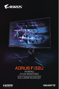 Handleiding AORUS FI32U LED monitor