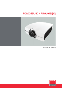 Manual de uso Barco PGWX-62L Proyector