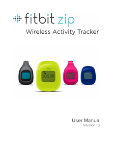 Manual Fitbit Zip Activity Tracker
