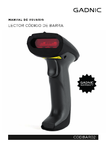 Manual de uso Gadnic CODBAR02 Lector de código de barras
