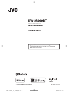 Bruksanvisning JVC KW-M560BT Bilradio