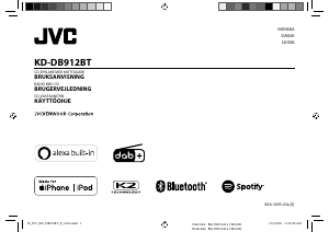 Käyttöohje JVC KD-DB912BT Autoradio