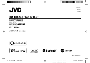 Käyttöohje JVC KD-T812BT Autoradio