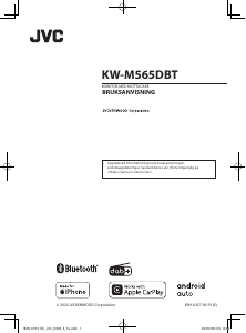Bruksanvisning JVC KW-M565DBT Bilradio