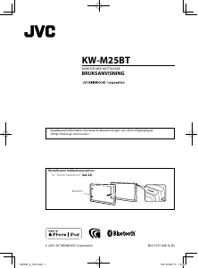 Bruksanvisning JVC KW-M25BT Bilradio