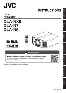 Handleiding JVC DLA-N5W Beamer