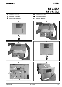 Manual Siemens Landis and Staefa REV22RF Thermostat