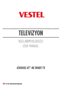 Handleiding Vestel 43U9402 LED televisie