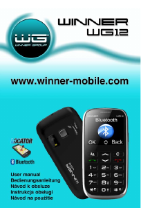 Manuál Winner WG12 Mobilní telefon