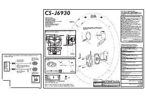 Manual de uso JVC CS-J6930 Altavoz para coche