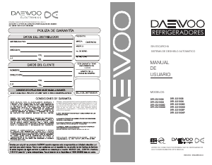 Manual de uso Daewoo DFR-25210GN Frigorífico combinado