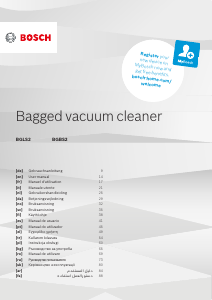 Manual Bosch BGBS2BA1P Vacuum Cleaner