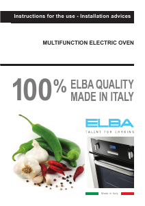 Handleiding Elba E59 TURBO Oven