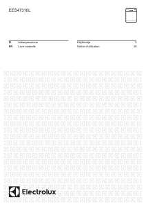 Käyttöohje Electrolux EES47310L Astianpesukone