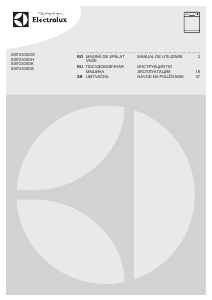 Руководство Electrolux ESF2300OH Посудомоечная машина