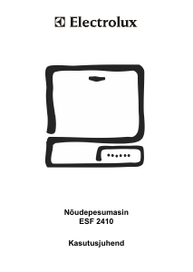 Kasutusjuhend Electrolux ESF2410 Nõudepesumasin