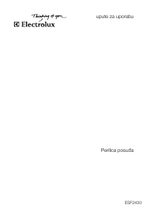 Priručnik Electrolux ESF2430W Perilica posuđa