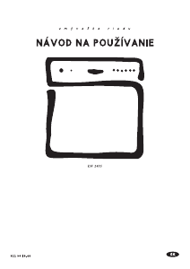 Návod Electrolux ESF2435 Umývačka riadu