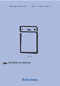 Instrukcja Electrolux ESF4101 Zmywarka