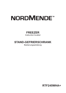 Handleiding Nordmende RTF245WHA Vriezer