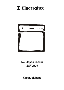 Kasutusjuhend Electrolux ESF4120 Nõudepesumasin