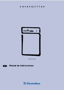 Manual de uso Electrolux ESF4160 Lavavajillas